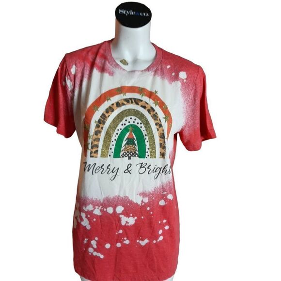 Canvas merry &Bright Tye Tee Shirt M - Picture 10 of 10